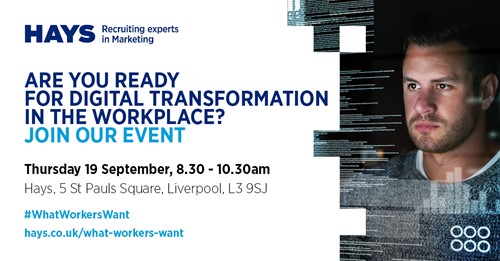 Hays event: are you ready for digital transformation in the workplace?