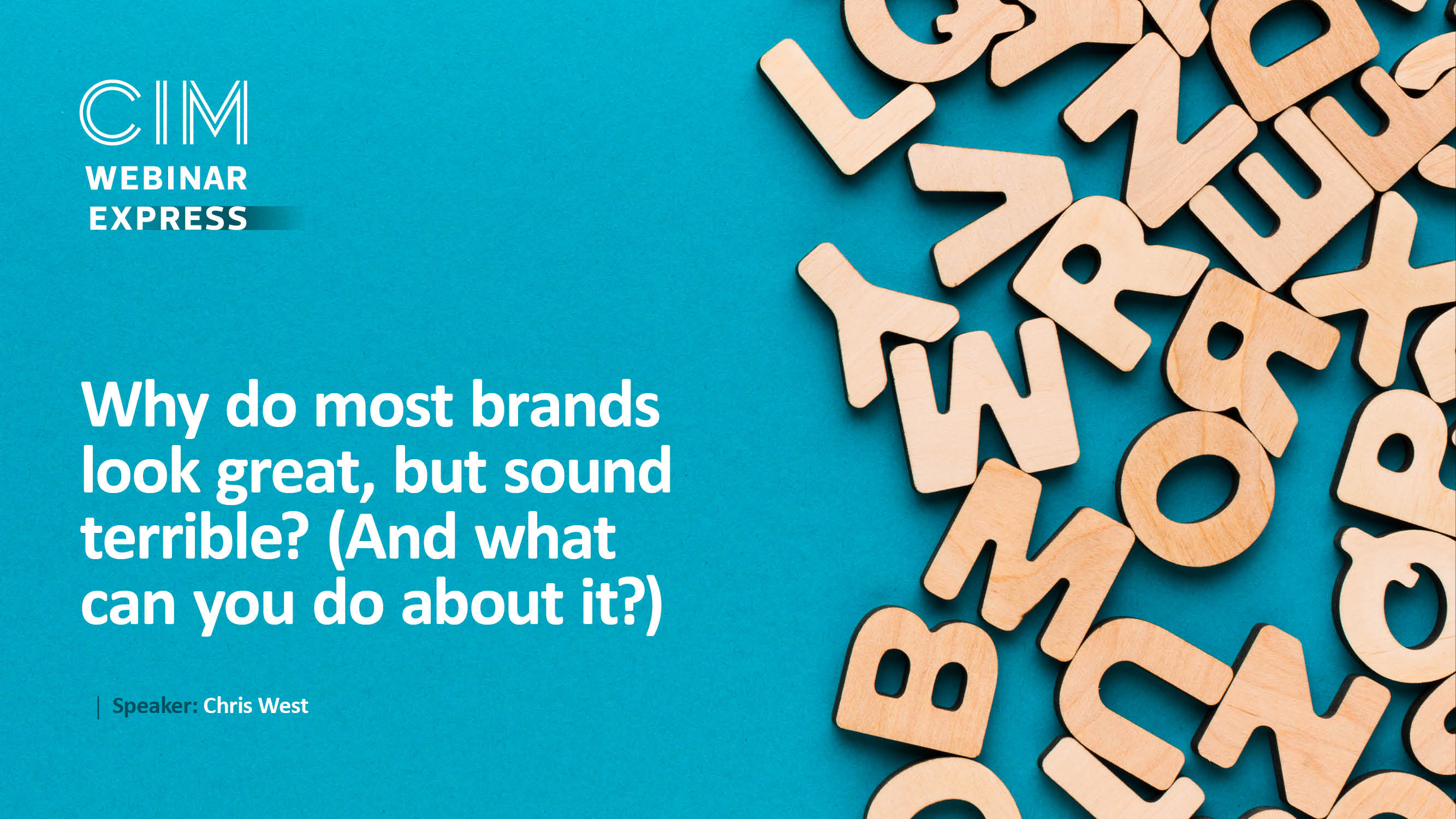 Why do most brands look great, but sound terrible…and what can you do about it?
