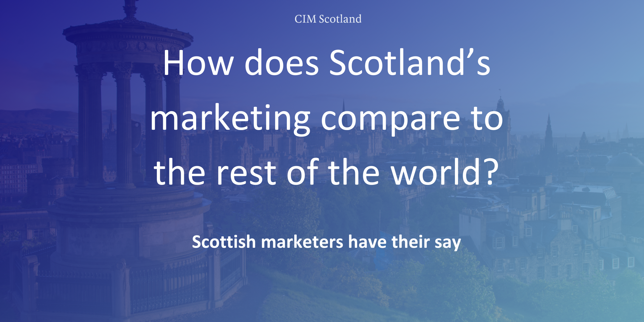 How does Scotland’s marketing compare to the rest of the world?