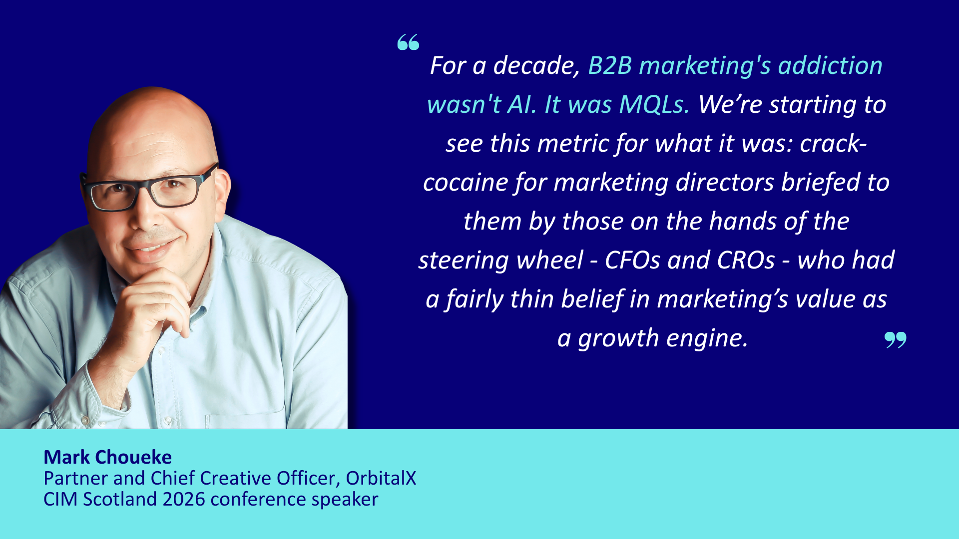 The best excuse B2B marketing has ever had
