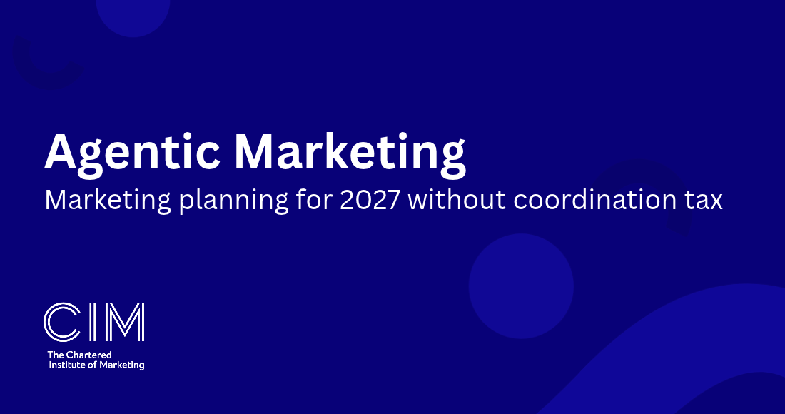 Marketing planning for 2027 without coordination tax